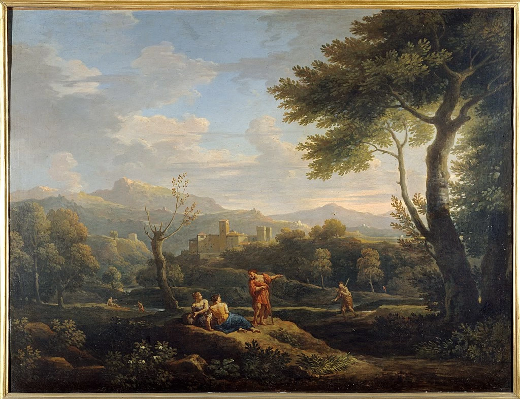 Paesaggio con figure